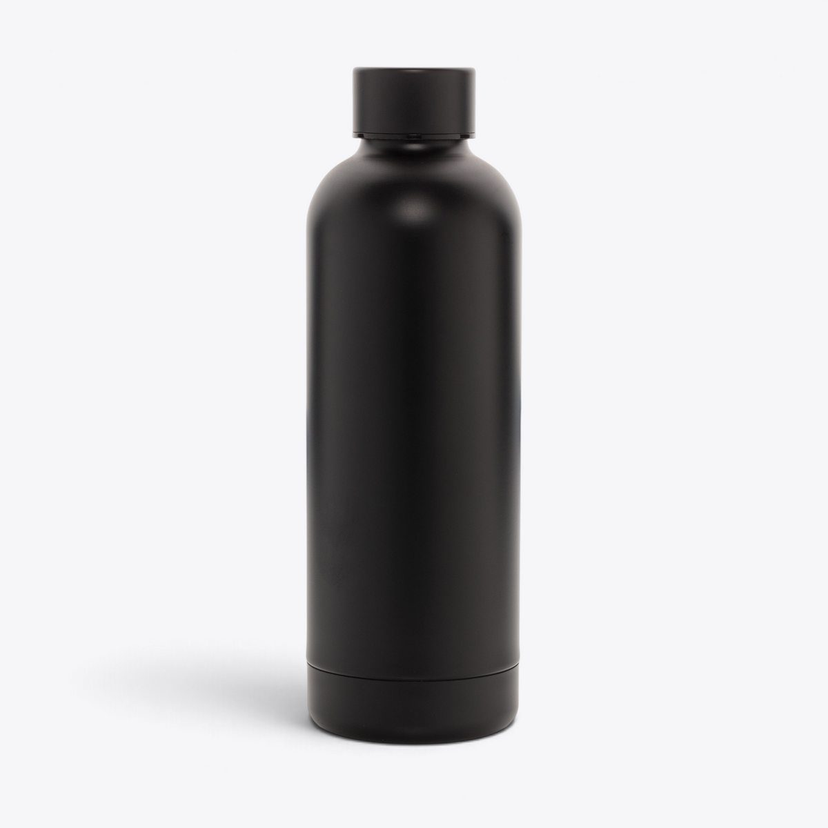 Bouteille isotherme inox recyclé 500 ml noir — vue de face