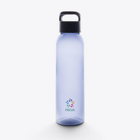 Oasis 650 ml bleu marine — exemple de personnalisation