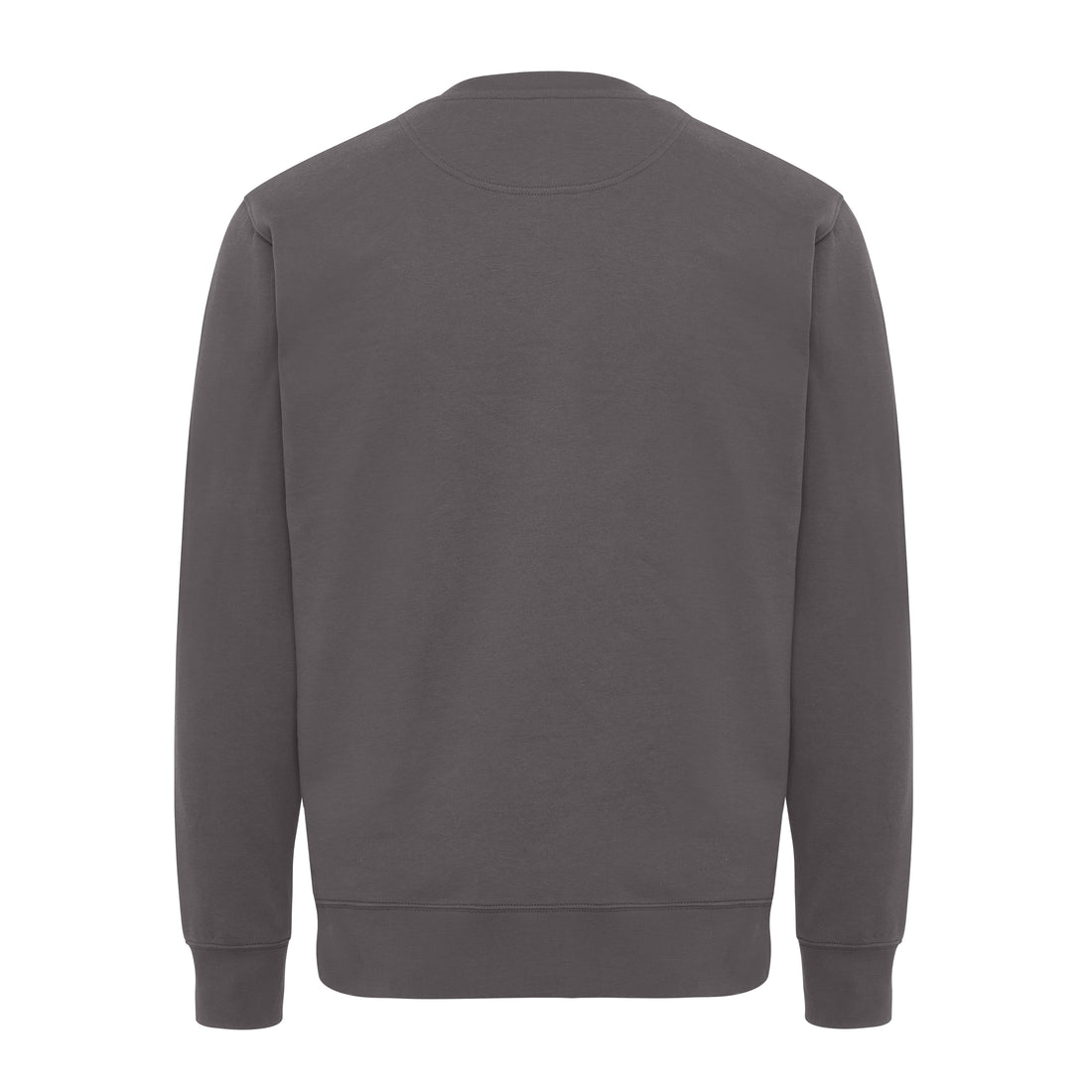 Sweatshirt unisexe oversized anthracite, vue de dos