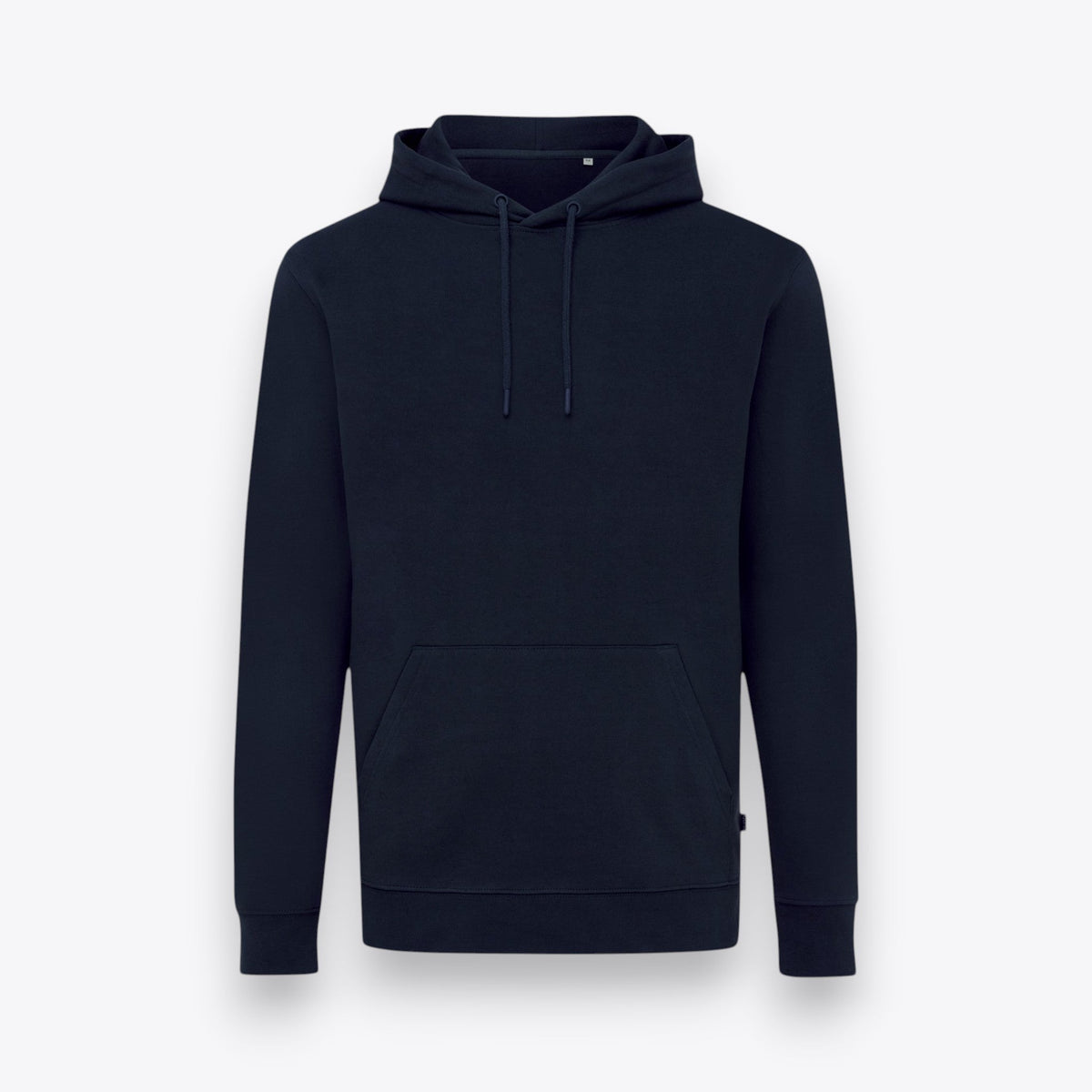 Sweat à capuche bleu marine, vue de face