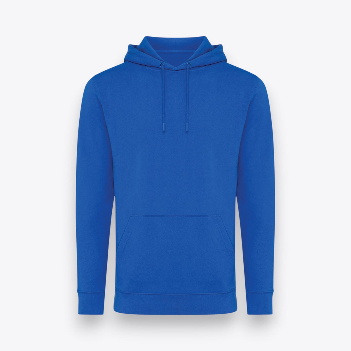 Sweat à capuche bleu, vue de face