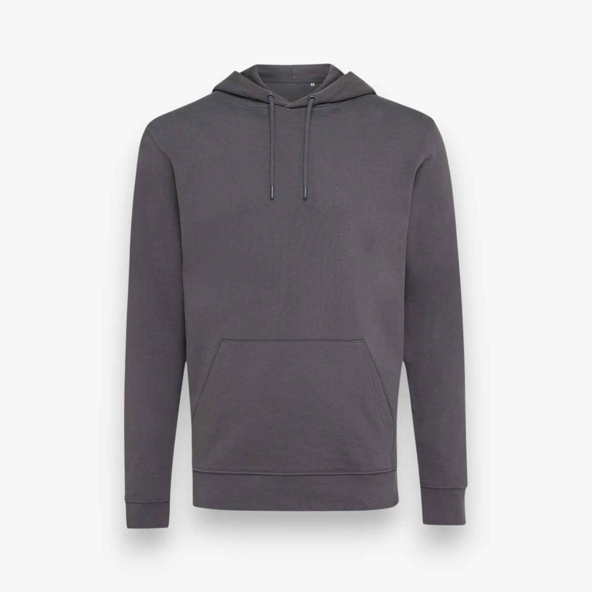 Sweat à capuche anthracite, vue de face
