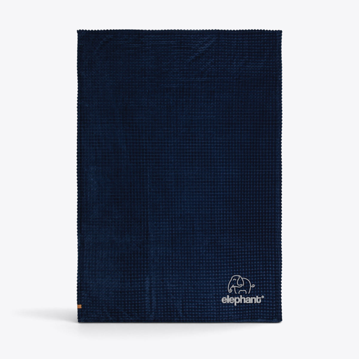 Plaid Branson Vinga bleu marine avec exemple de marquage