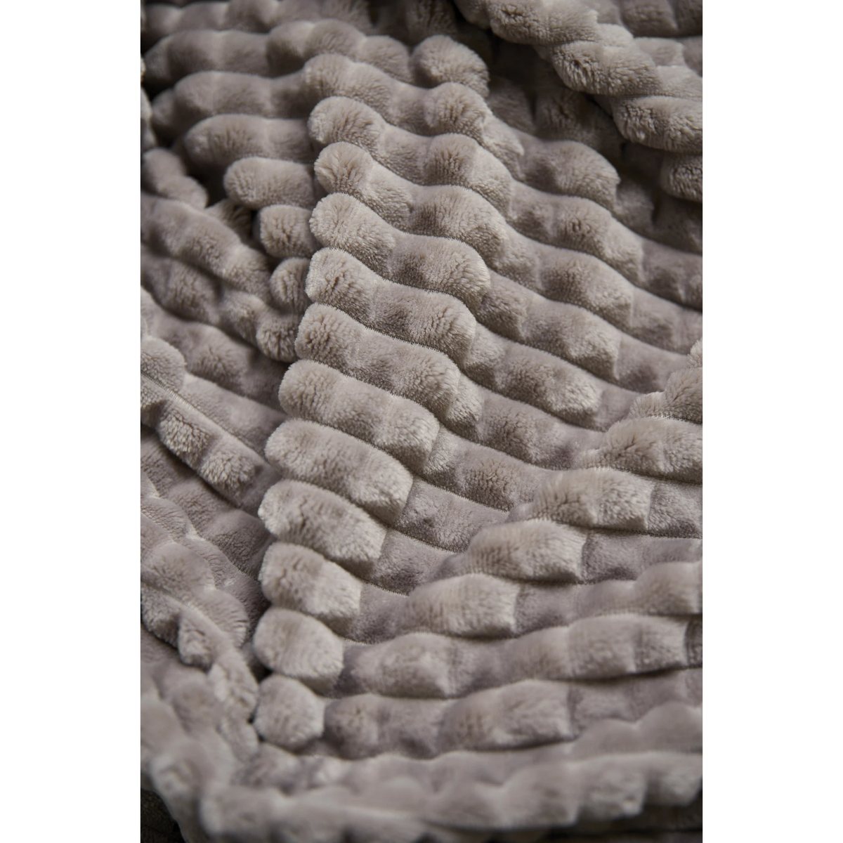 Détail de texture du plaid Branson Vinga gris