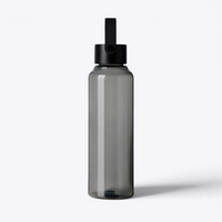 Baltimore 550 ml noir — vue de profil avec anse de côté