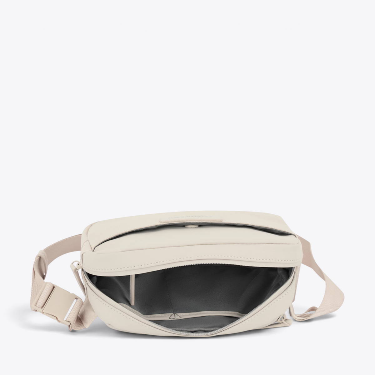 Bergen Pro Crossbody Kapten & Son sandstone — intérieur de la poche avant