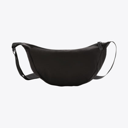 Sac banane Crescent noir, vue de face