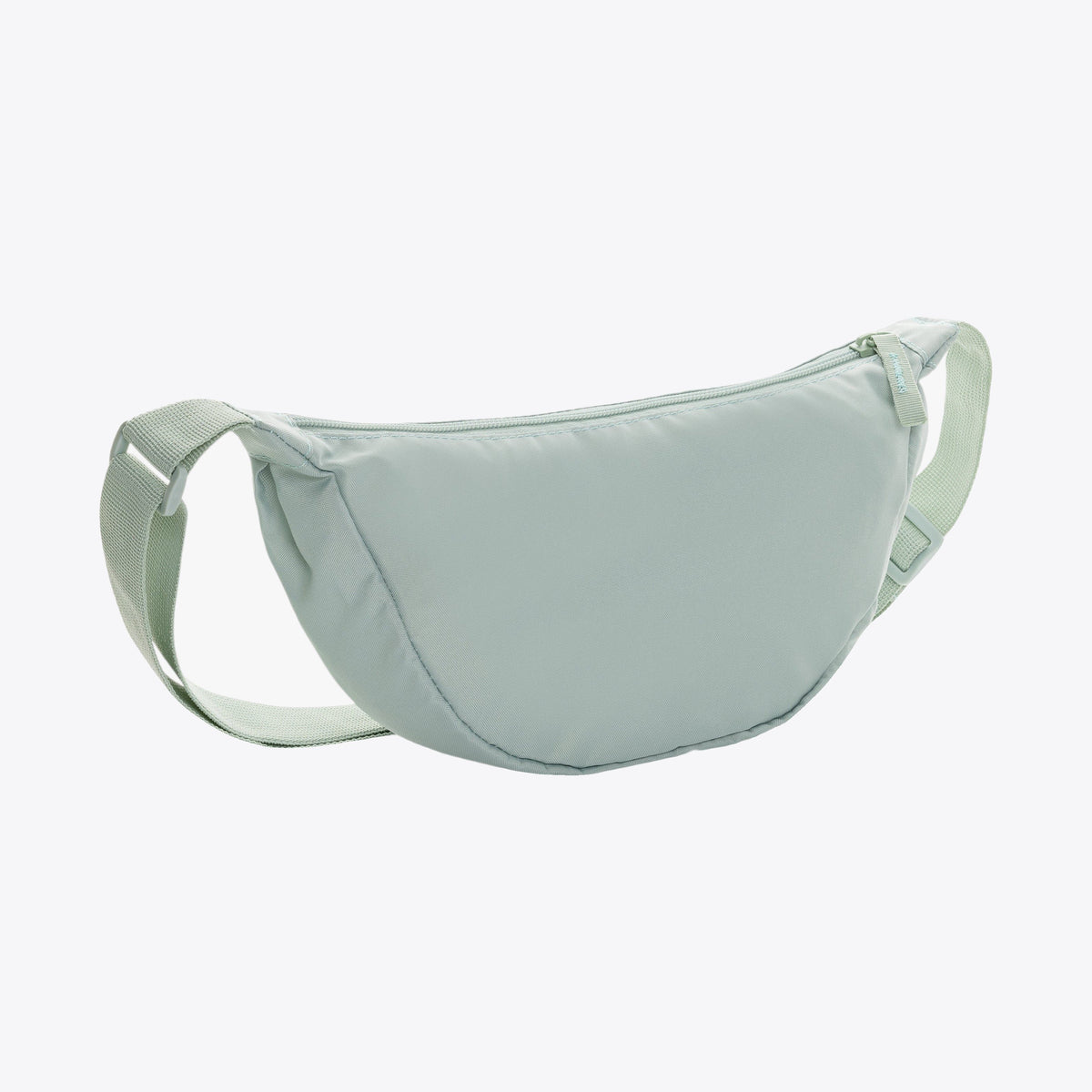 Sac banane Crescent AWARE vert iceberg, vue trois quarts