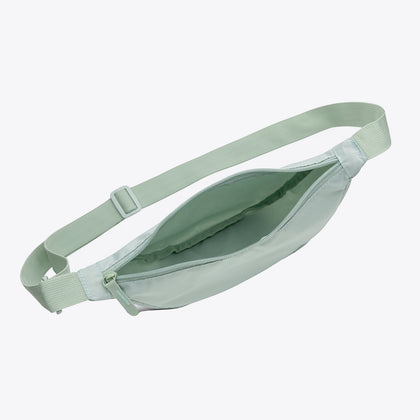Sac banane Crescent AWARE vert iceberg ouvert, vue intérieure