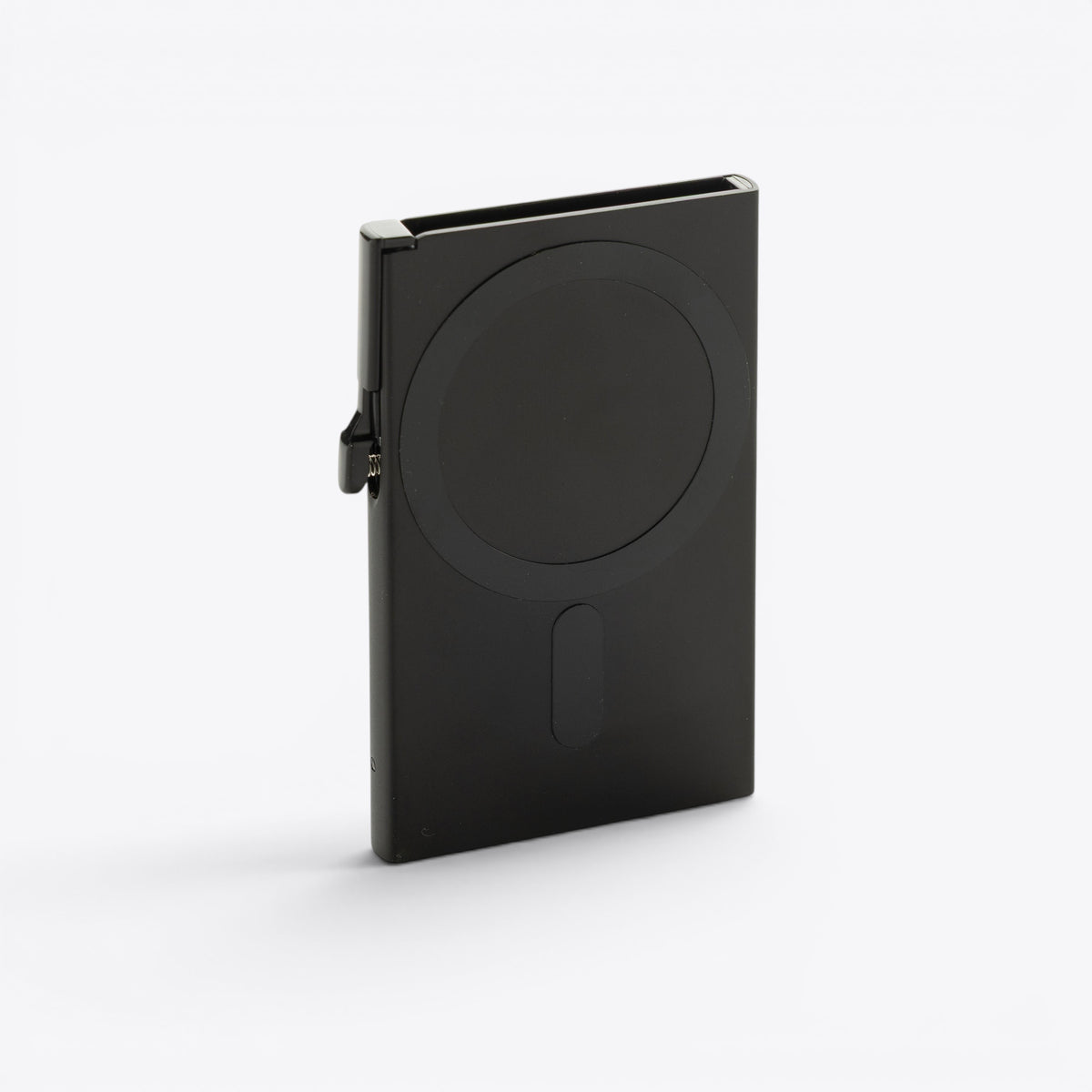 Porte-cartes noir, vue de trois quarts
