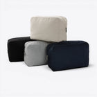 Trousse de toilette en toile recyclée non teintée Aware™, assortiment des couleurs