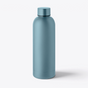 Bouteille isotherme recyclée 500 ml bleu bébé, vue de face - Bleu bébé