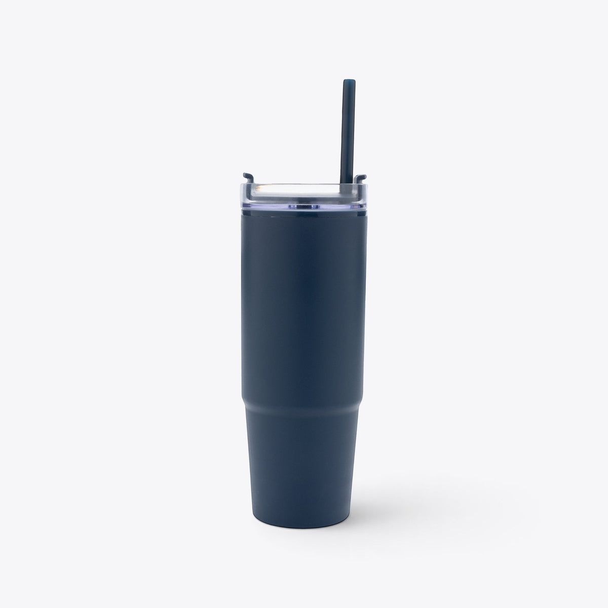 Mug 750 ml en plastique recyclé bleu marine, vue de face