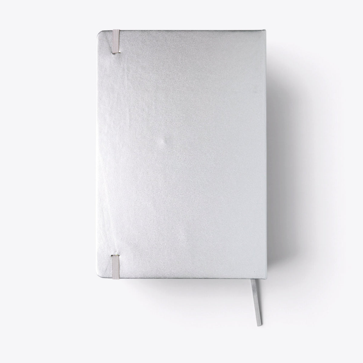 Carnet A5 classique argent, vue du dos