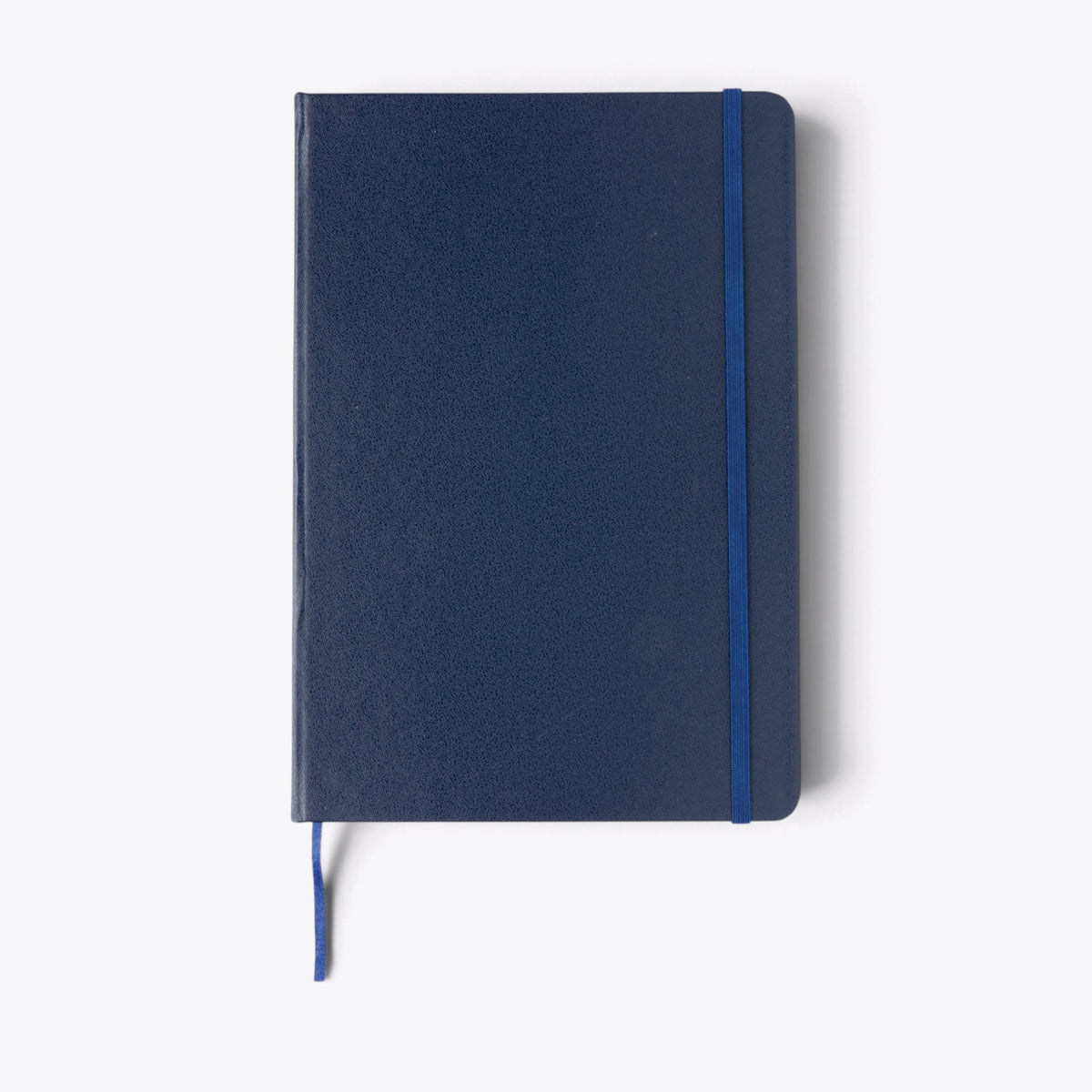 Carnet A5 classique bleu marine, vue de face