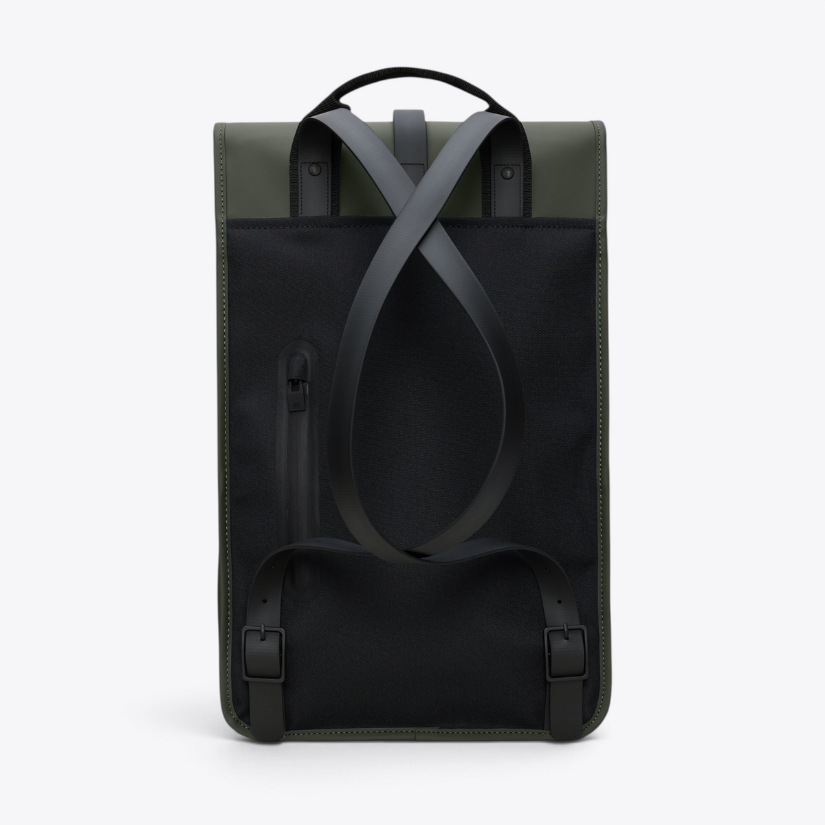 Vue arrière du Backpack RAINS vert