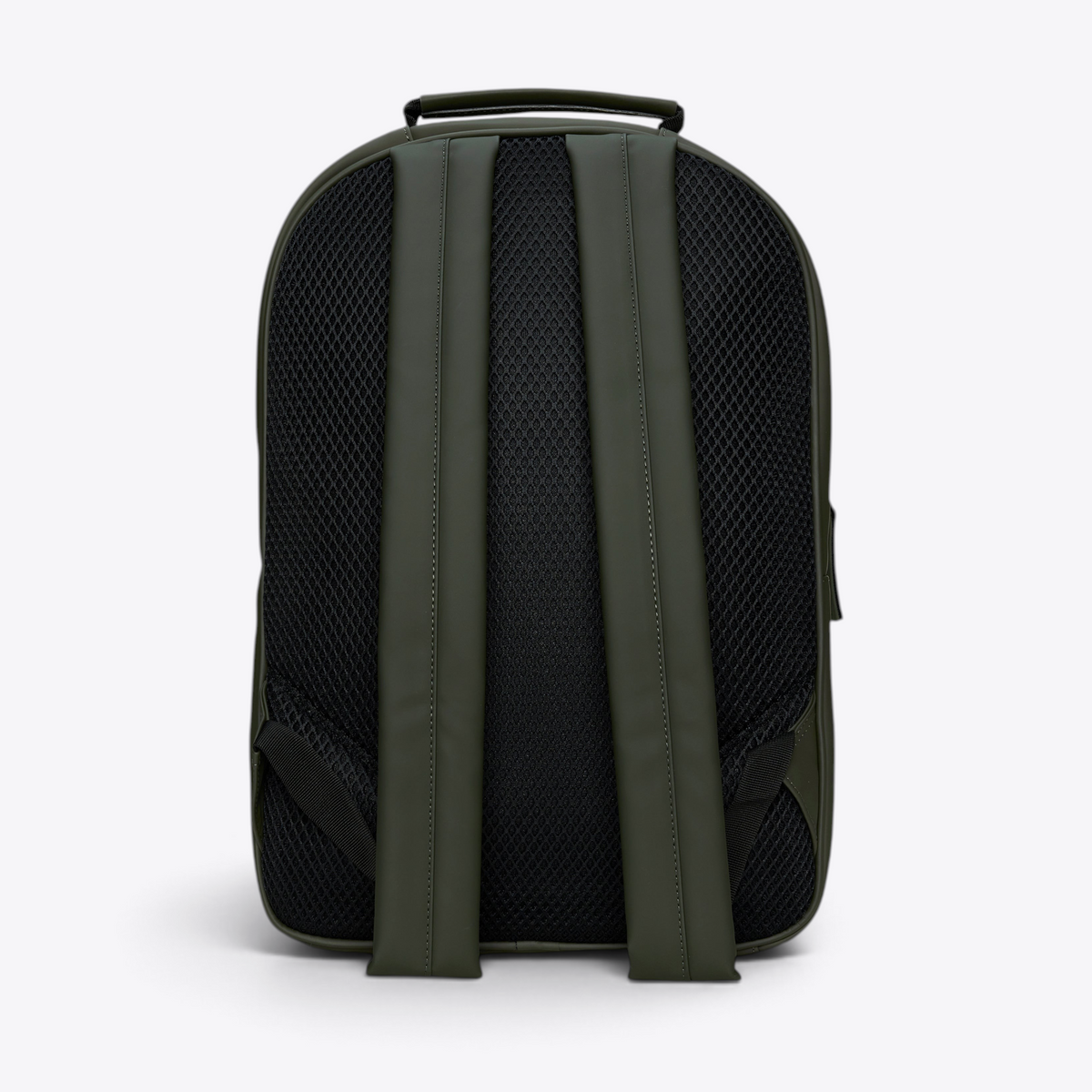 Vue arrière du Book Daypack Large RAINS vert