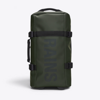 Valise cabine Texel Cabin Bag RAINS verte — vue de face