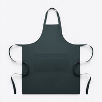 Tablier unisexe ajustable gris, vue de face