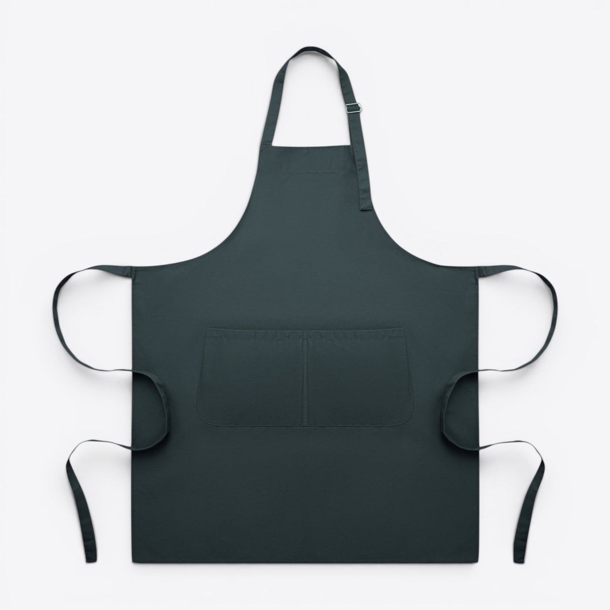 Tablier unisexe ajustable gris, vue de face