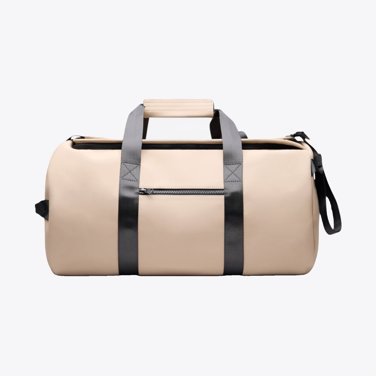 Sac de voyage 2-en-1 beige, vue de face
