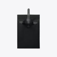 Poignée et sangle arrière du sac déjeuner isotherme noir
