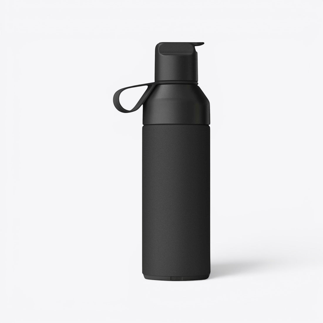 TODAY MERCH black 3-in-1 Ocean Bottle with a matte finish and a convenient carrying loop.