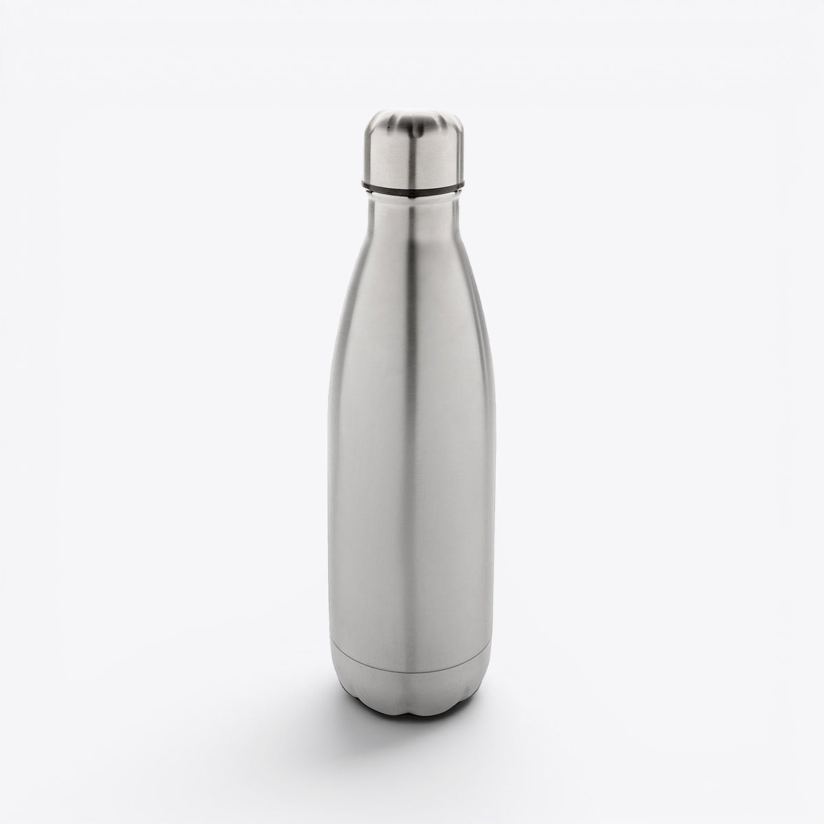Bouteille TODAY MERCH en acier inoxydable argenté au design sobre et fonctionnel pour usage quotidien