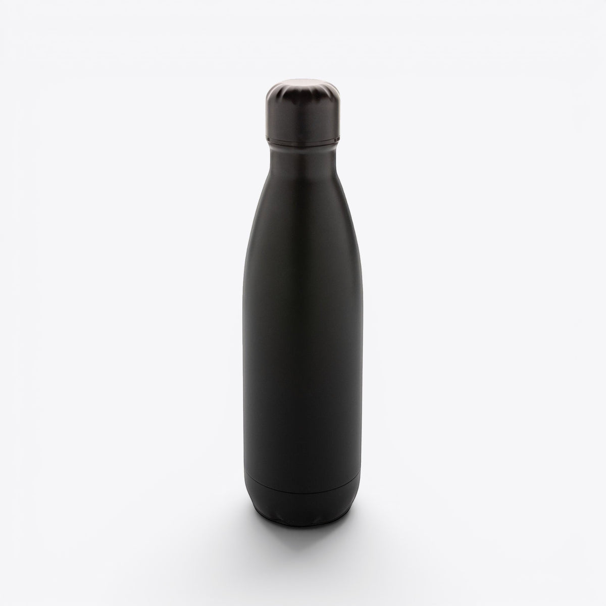 Bouteille TODAY MERCH en acier inoxydable noir mat, design sobre et durable pour usage professionnel quotidien