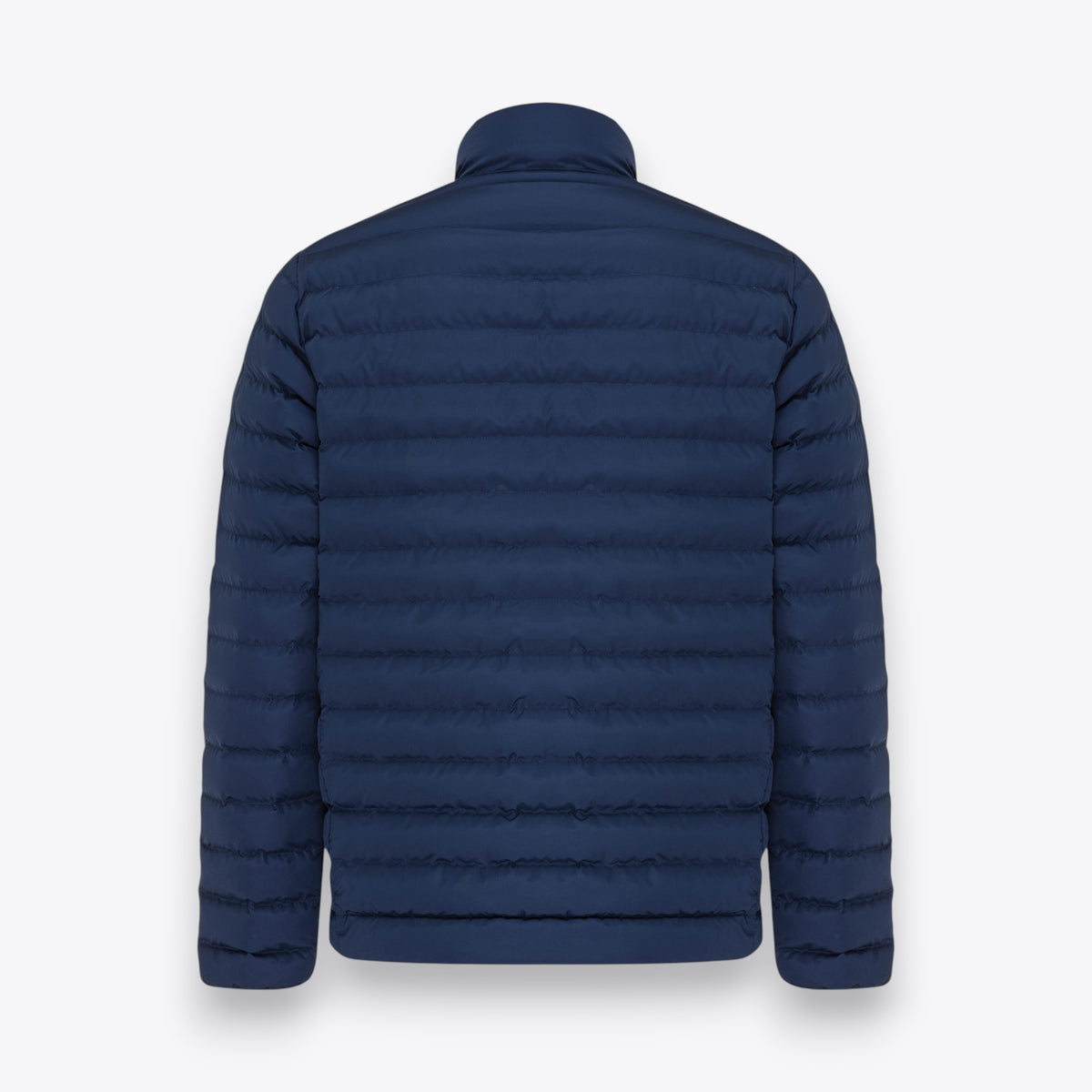 Veste matelassée bleu marine à manches longues pour homme, vue arrière
