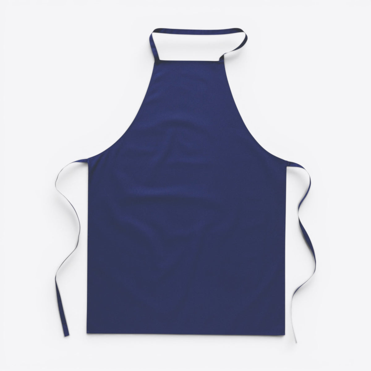 Tablier unisexe bleu marine, vue de face