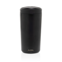 Mug isotherme en acier inoxydable, vue de face