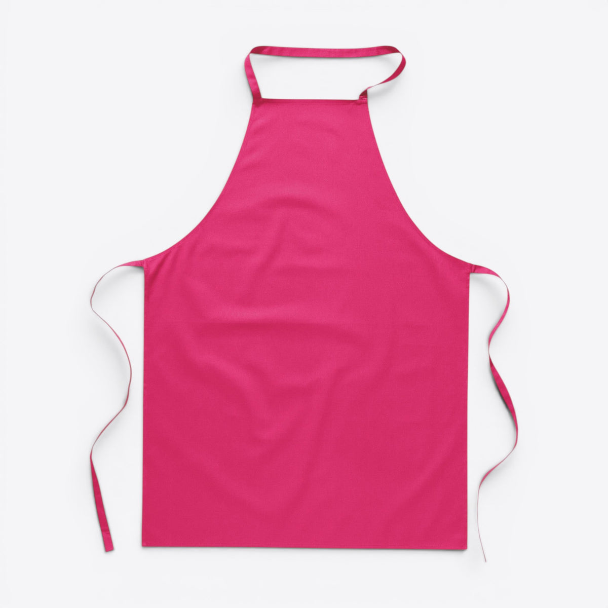 Tablier unisexe rose, vue de face