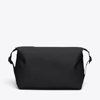 Trousse Hilo Wash Bag RAINS noire, vue de face