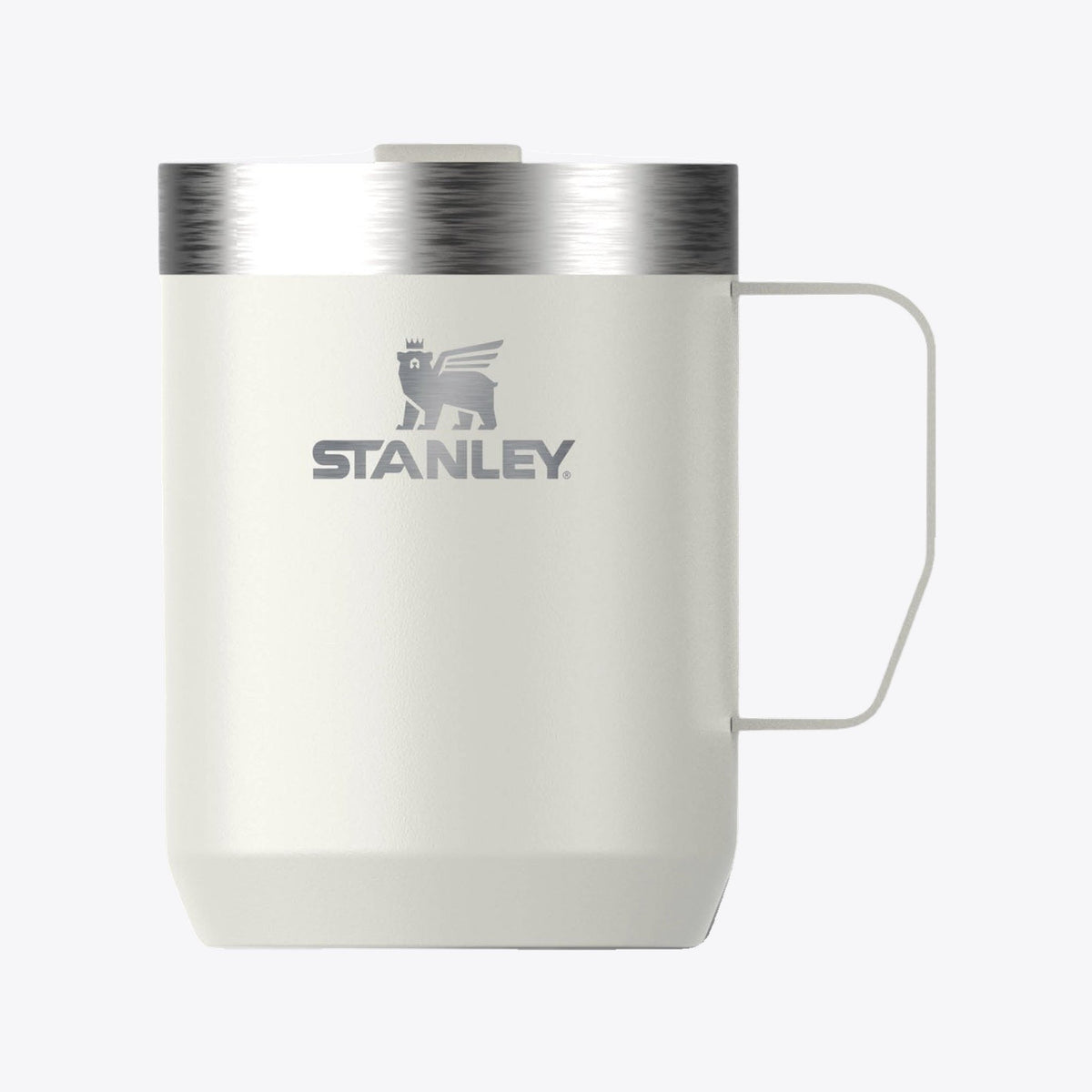 Tasse Stanley naturelle avec couvercle, vue de face
