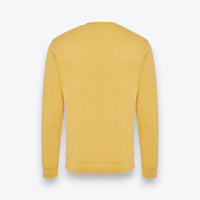Sweatshirt unisexe jaune, vue arrière