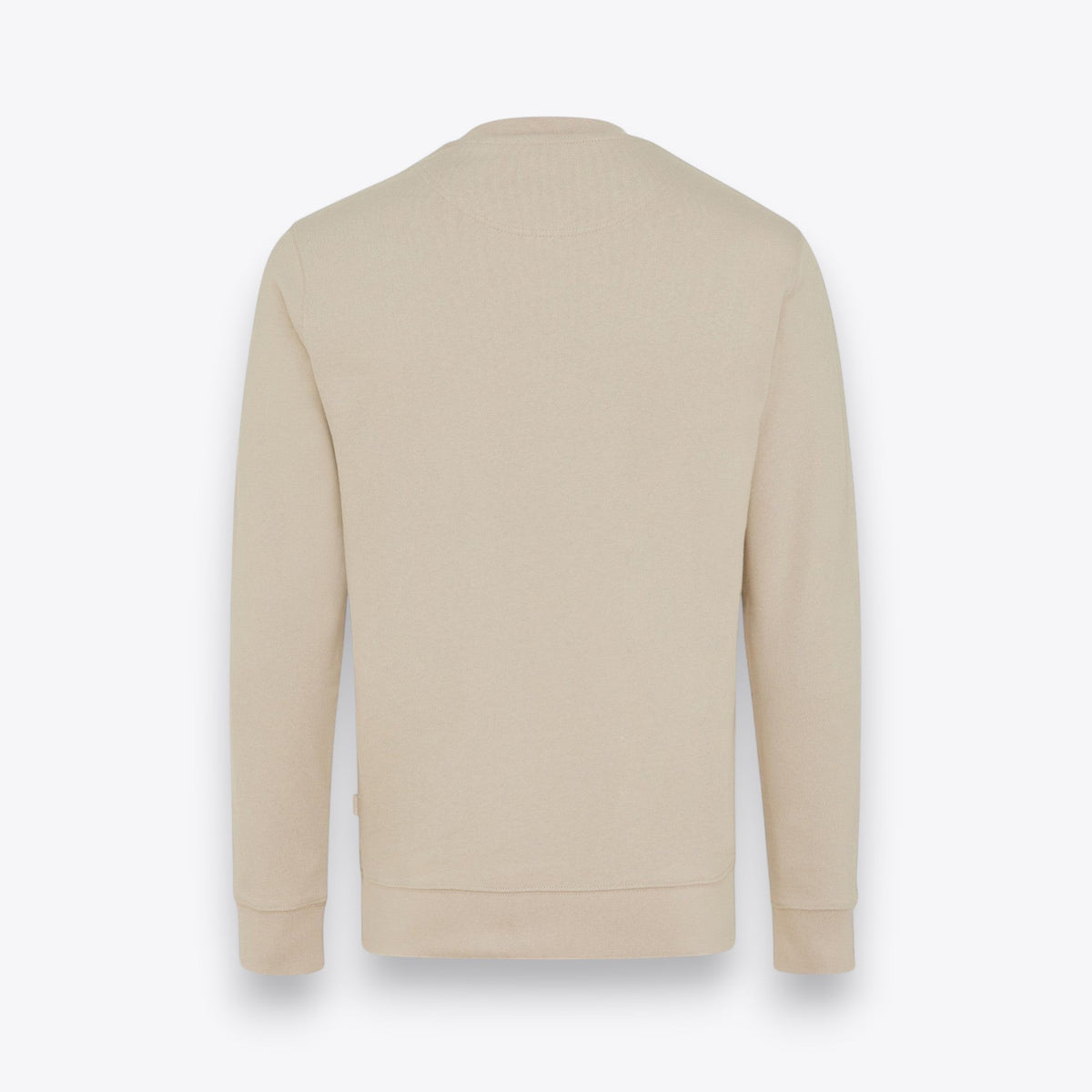 Sweatshirt unisexe beige, vue arrière