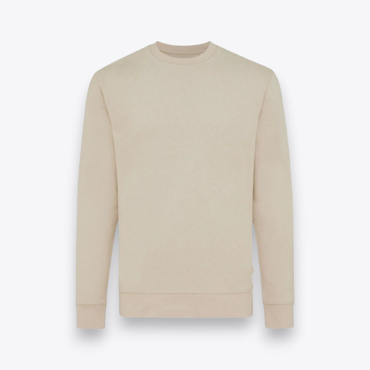Sweatshirt unisexe beige, vue de face