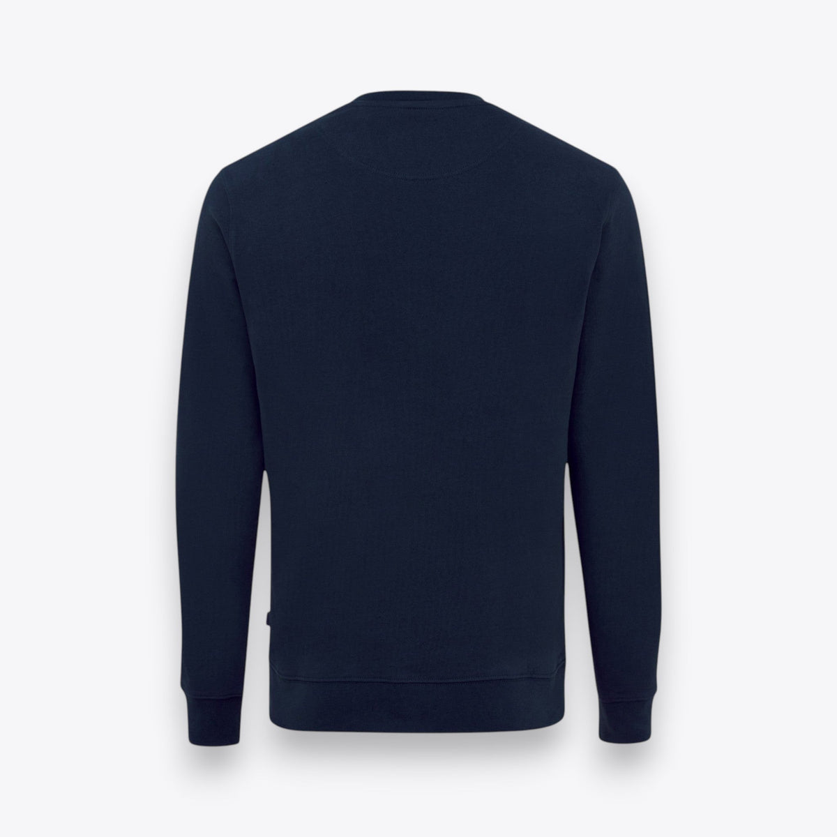 Sweatshirt unisexe bleu marine, vue arrière