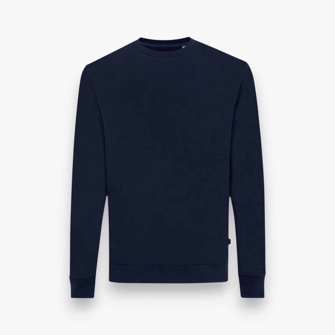 Unisex sweatshirt navy blue, front view