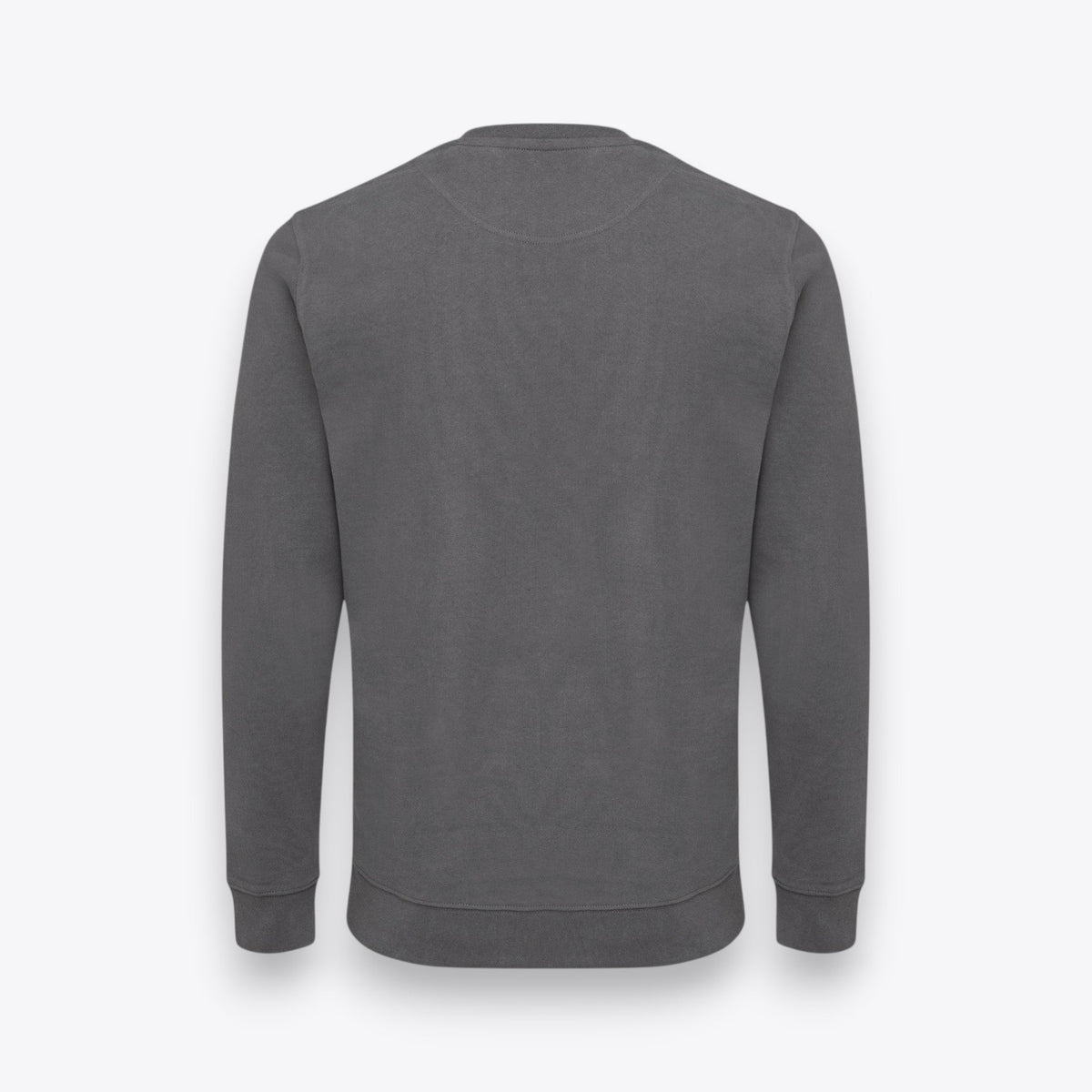Sweatshirt unisexe anthracite, vue arrière