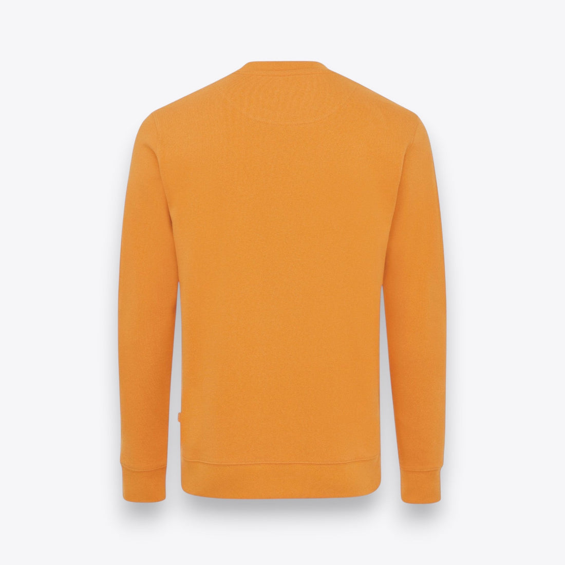 Sweatshirt unisexe orange, vue arrière