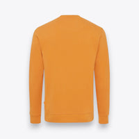 Sweatshirt unisexe orange, vue arrière
