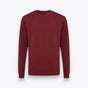 Sweatshirt unisexe bordeaux, vue de face - Bordeaux