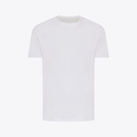 T-shirt unisexe blanc, vue de face
