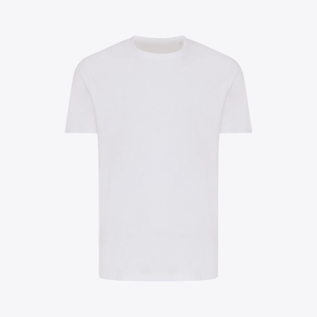 T-shirt unisexe blanc, vue de face