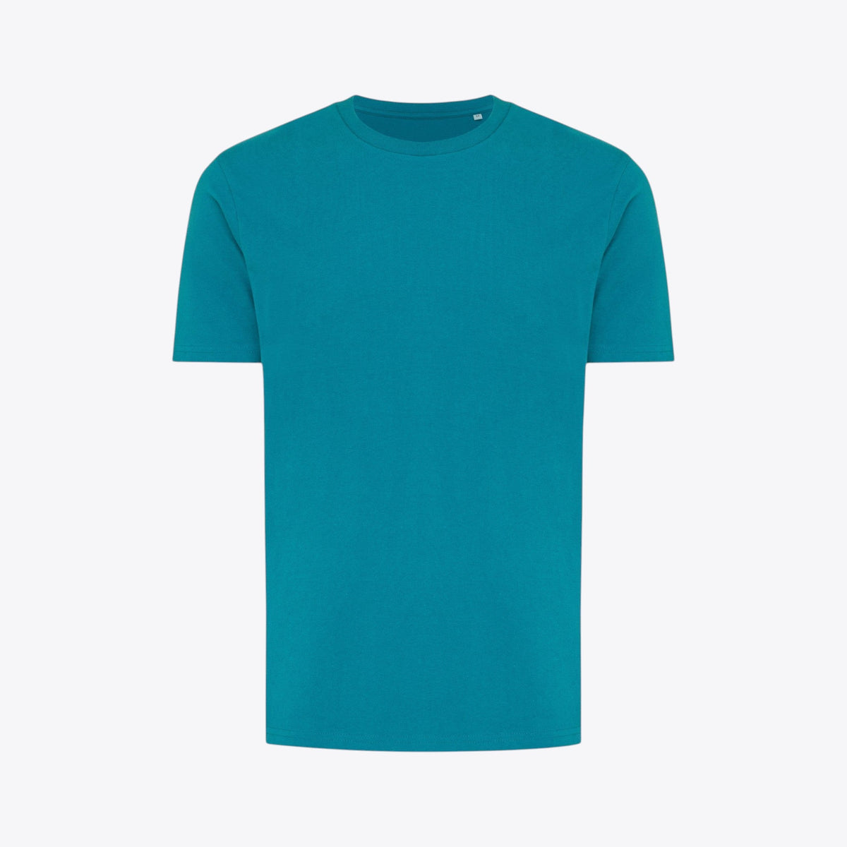 T-shirt unisexe turquoise, vue de face