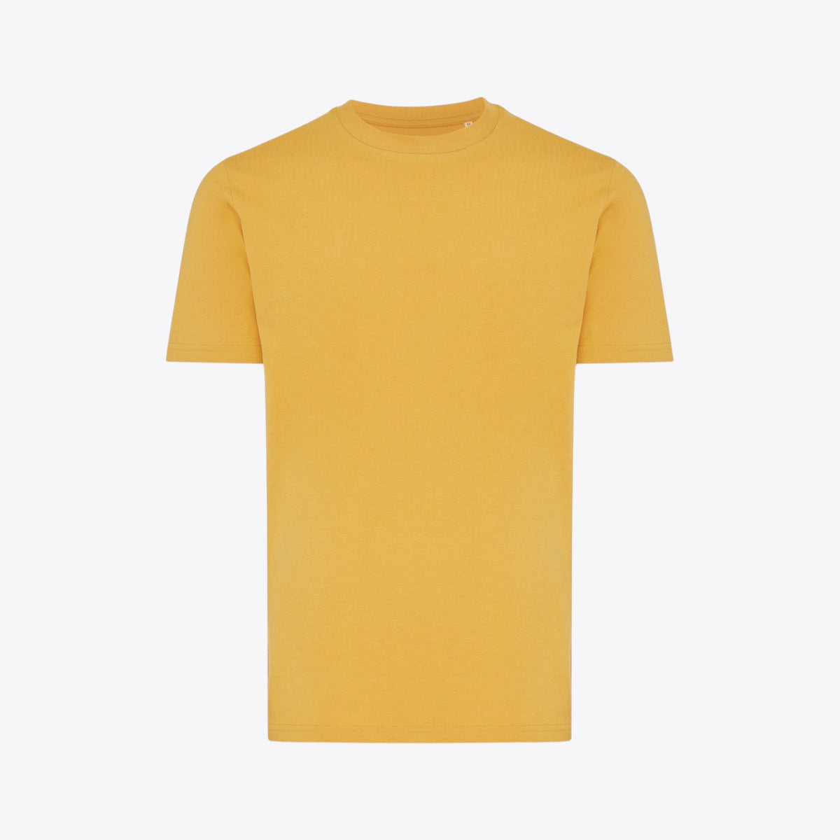 T-shirt unisexe jaune, vue de face
