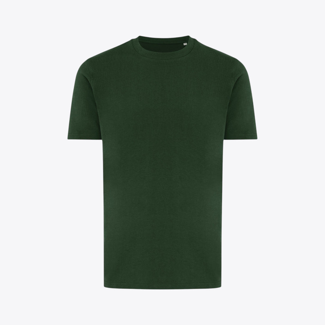 T-shirt unisexe vert foncé, vue de face