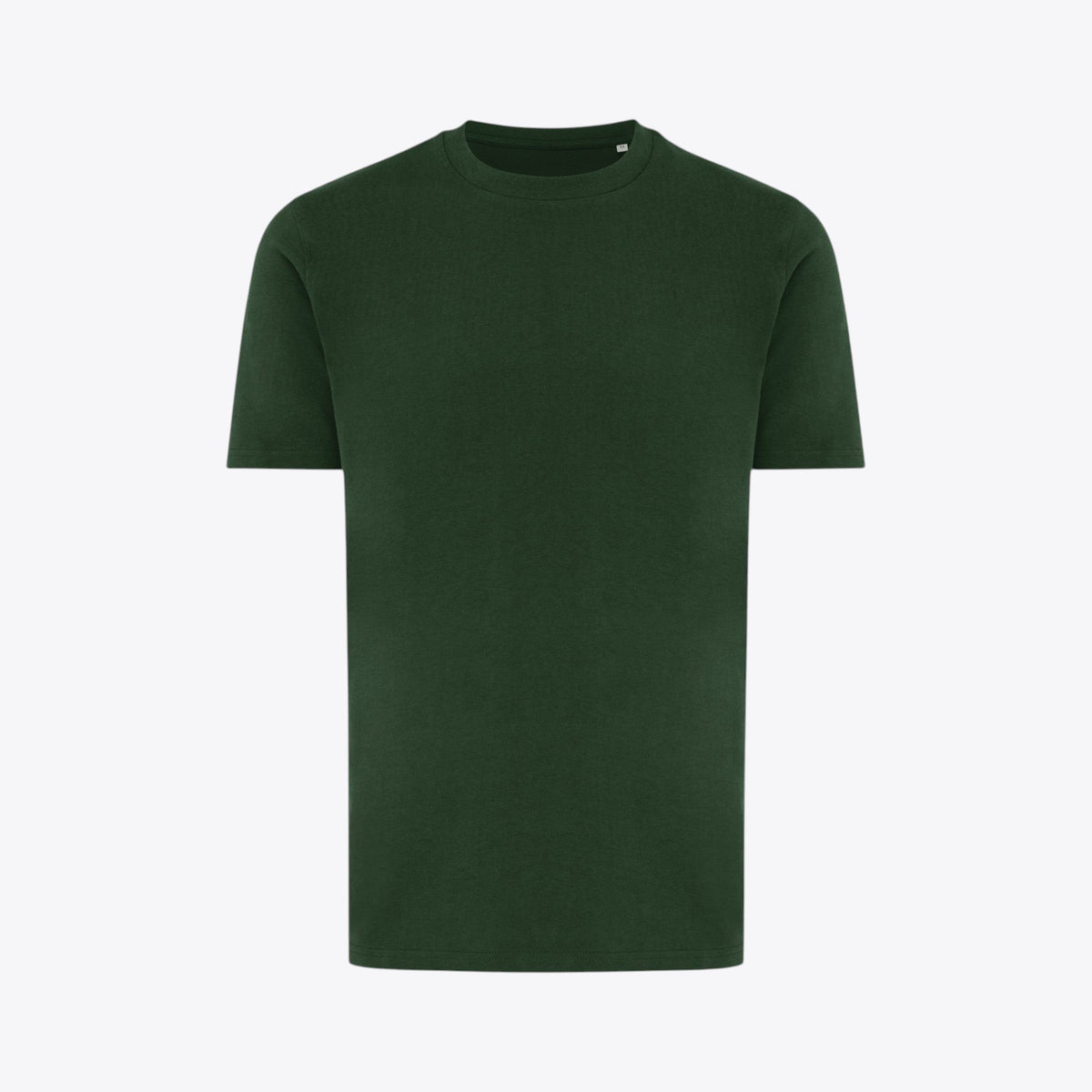 T-shirt unisexe vert foncé, vue de face
